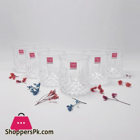 Glass 6Pcs Set 300ml (Measurement 8x8cm - Weight 290g Per Glass