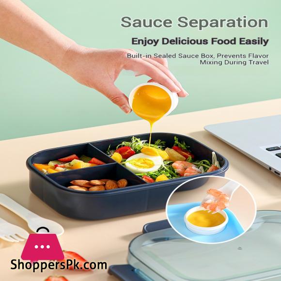ICE Pack Bento Box Lunch Box Leak-proof Picnic With Fork & Spoon For Kids School