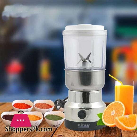 Nima 2 in 1 Electric Spice Grinder & Blender Juicer