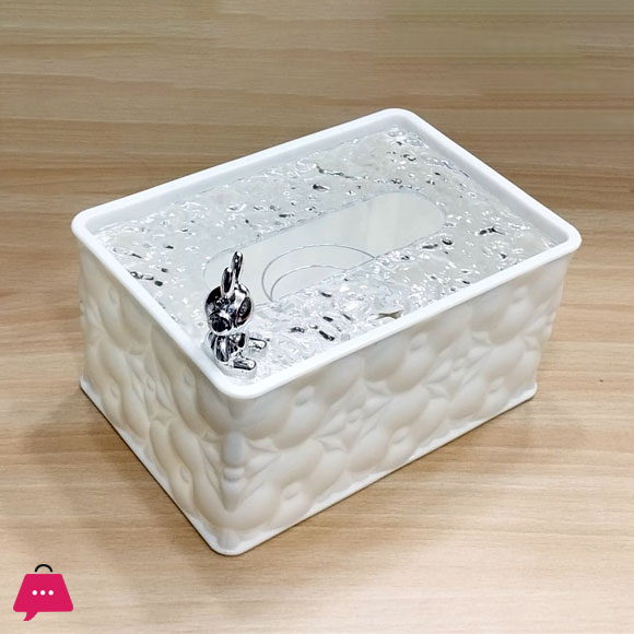 Bunny Tissue Box Plastic