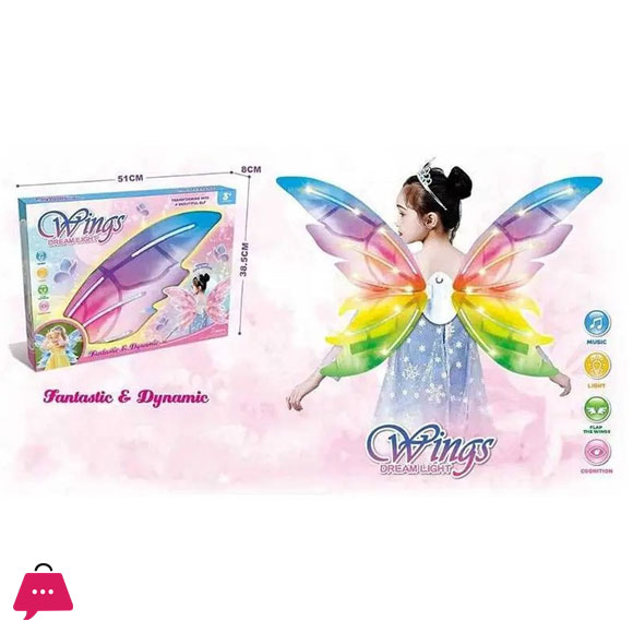 Butterfly Wings with Light & Melodies Childrens Wings That Glow Butterflies Fairies