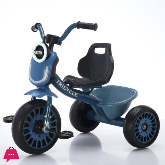 High Quality Kids Ride on Tricycle 2-6 Years Kids - Large Seats Light Music