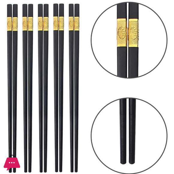 Impoted Chop Sticks Super Quality Matt Finish Sticks 5 pairs of sticks