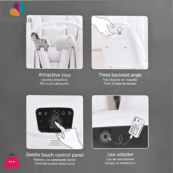Mastela Deluxe Multi Motion Baby Electric Swing