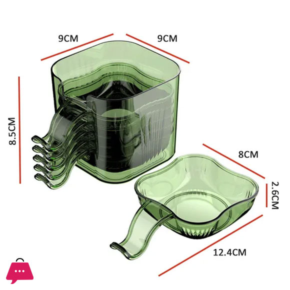 Mini Dpping Plates Set of 6