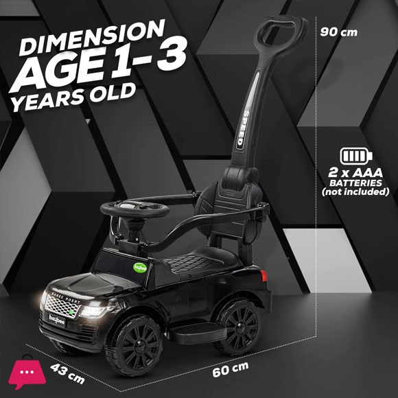 Range Rover Ride on Baby Push Car with Light Music