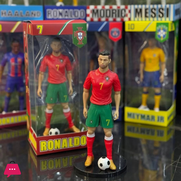 Soccer Player Action Figure Doll Ronaldo & Messi