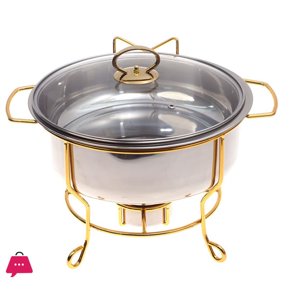 Stainless Steel Buffet Food Warmer Chafing Dish 8 Ltr