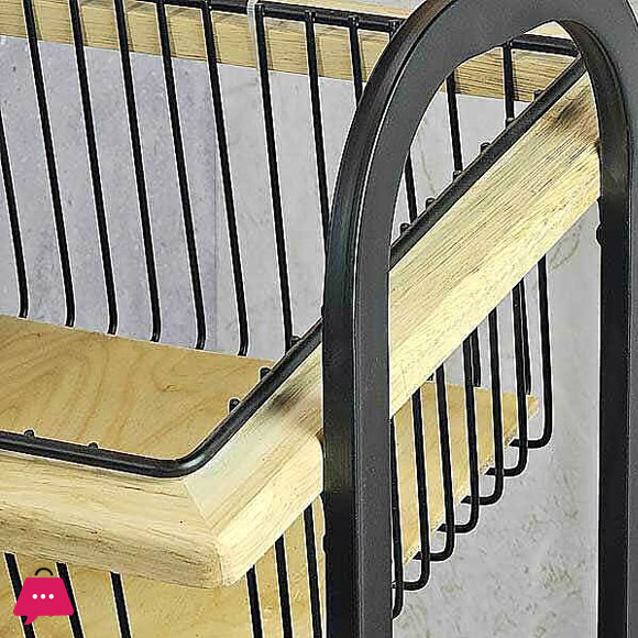 Touch Wood Luxury Potato Onion Basket 2-Steps