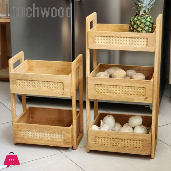 Touch Wood Modern Multi-Porpose Rack 2 Steps & 3 Steps