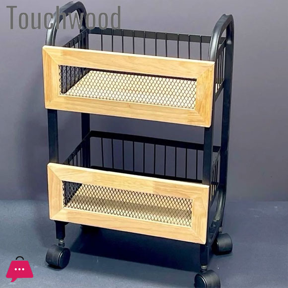 Touch Wood Modern Potato Onion Basket 2 Steps