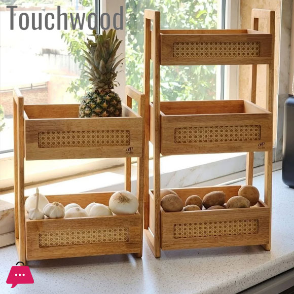 Touch Wood Modern Multi-Porpose Rack 2 Steps & 3 Steps