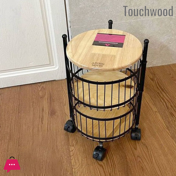 Touch Wood Portable Luxury Onion Basket 2-Steps & 3 Steps