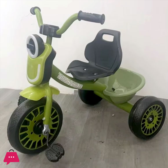 High Quality Kids Ride on Tricycle 2-6 Years Kids - Large Seats Light Music