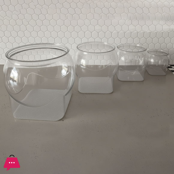 Plastic Wear-resistant Aquarium Drop-resistant Desktop Fish Bowl Goldfish Tank