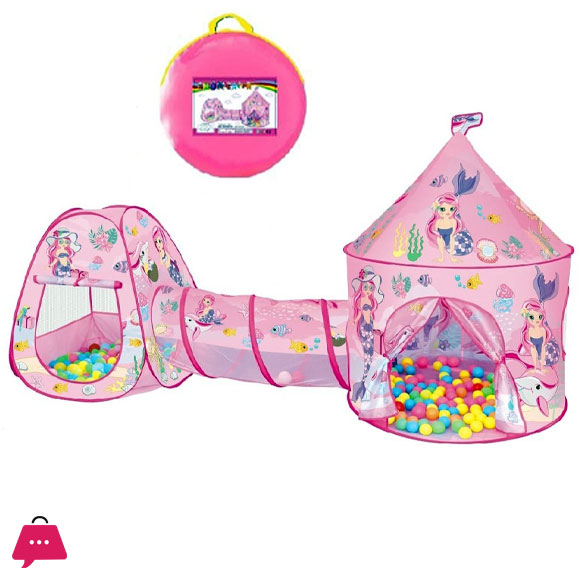 3in1 Castle Tent House For Kids