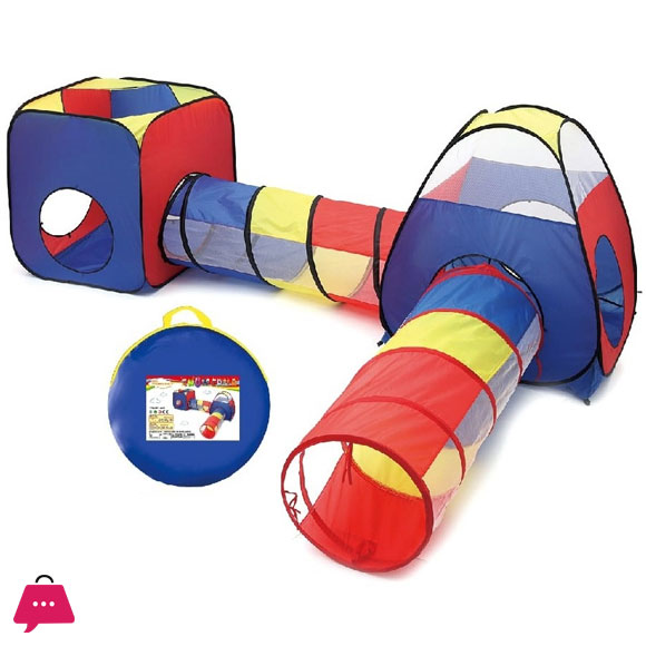 4-in-1 Play Tent Childrens Tent with Tunnel for Home and Garden