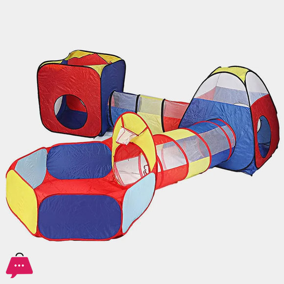 5 in 1 Multicolor Ball Pit Tunnel Tent House Multicolor