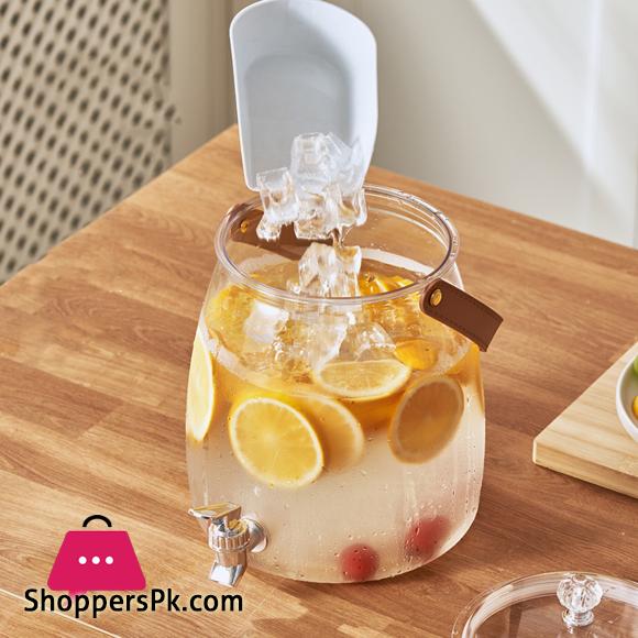 Acrylic Plastic Beverage Dispenser Lemonade Stand Easy Flow Beverage Liquid Drink Container for Picnic Parties
