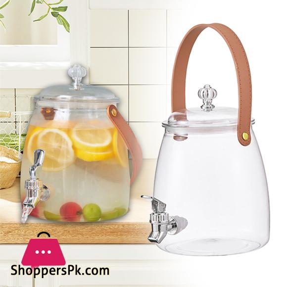Acrylic Plastic Beverage Dispenser Lemonade Stand Easy Flow Beverage Liquid Drink Container for Picnic Parties