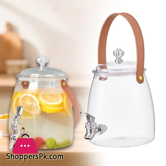 Acrylic Plastic Beverage Dispenser Lemonade Stand Easy Flow Beverage Liquid Drink Container for Picnic Parties