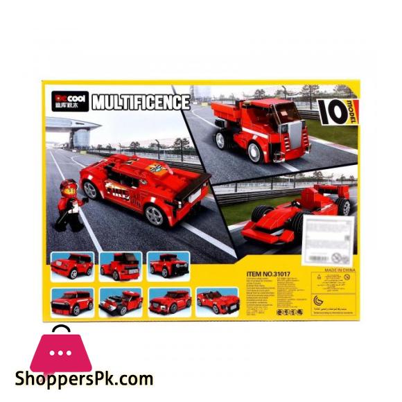 Architect Multificence Sports Cars Building Decool blocks 10 IN 1 Set - 31017 - 217pcs