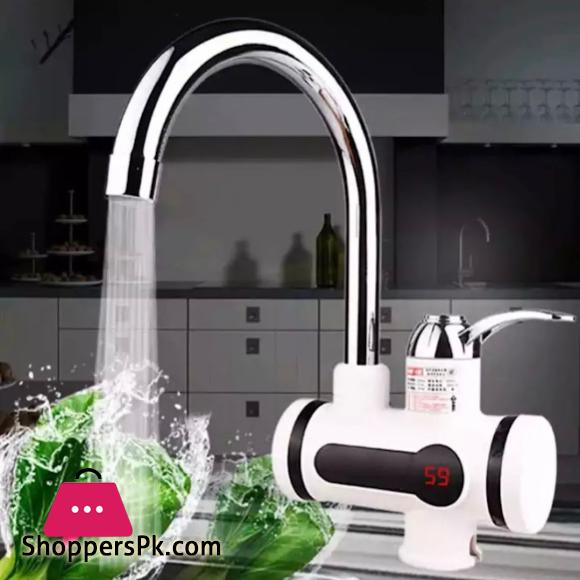 Hot Water Tap - Geyser - Electric Geyser - Instant Heating Electric Water Heater Faucet - Instant Electric Water Heater Tap