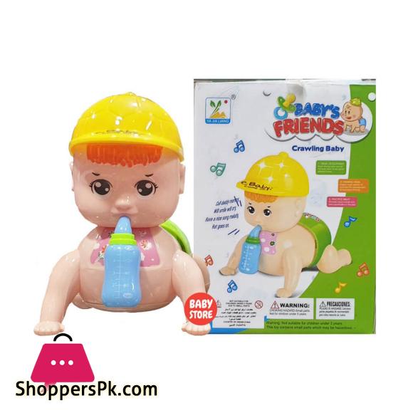 Musical Baby Crawling Toy for Kids with 3D Lights & Music Toys for Babies - Multicolor