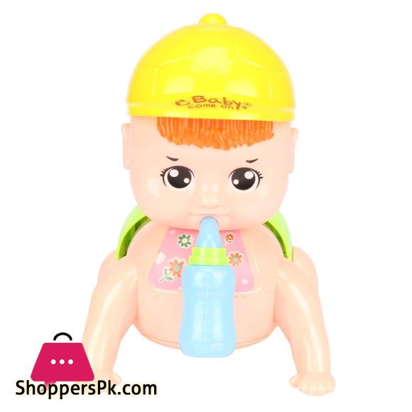 Musical Baby Crawling Toy for Kids with 3D Lights & Music Toys for Babies - Multicolor