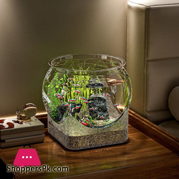 Plastic Wear-resistant Aquarium Drop-resistant Desktop Fish Bowl Goldfish Tank