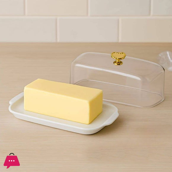 Butter Dish with Lid - Plastic