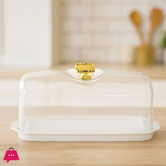 Butter Dish with Lid - Plastic