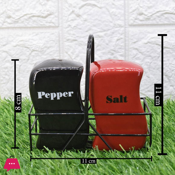 Ceramic 2 Pcs Salt and Pepper Shaker