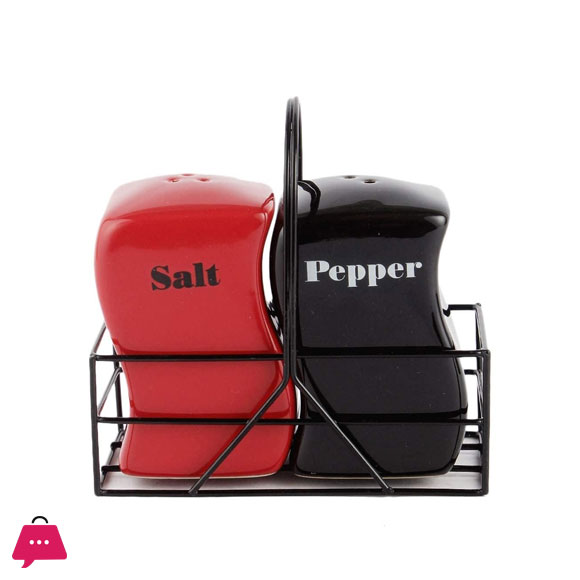 Ceramic 2 Pcs Salt and Pepper Shaker
