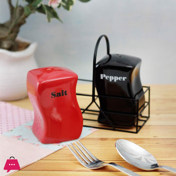 Ceramic 2 Pcs Salt and Pepper Shaker