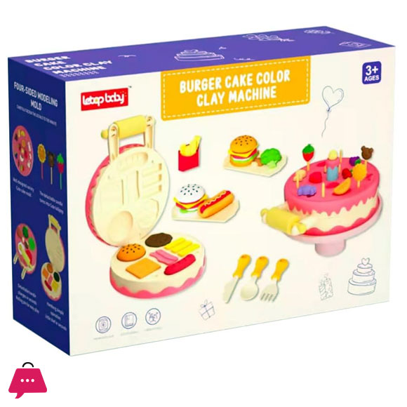 Coloured Dough Cake & Hamburger Machine