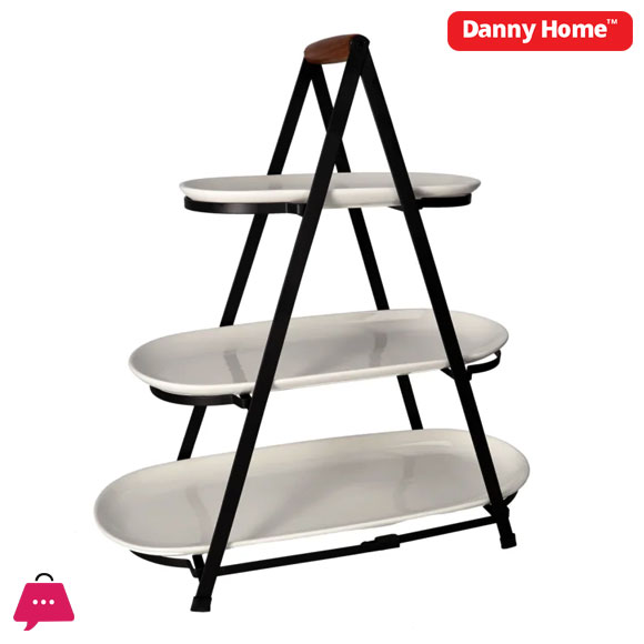 Danny Home 3 Tier Serving Stand & Platter Set