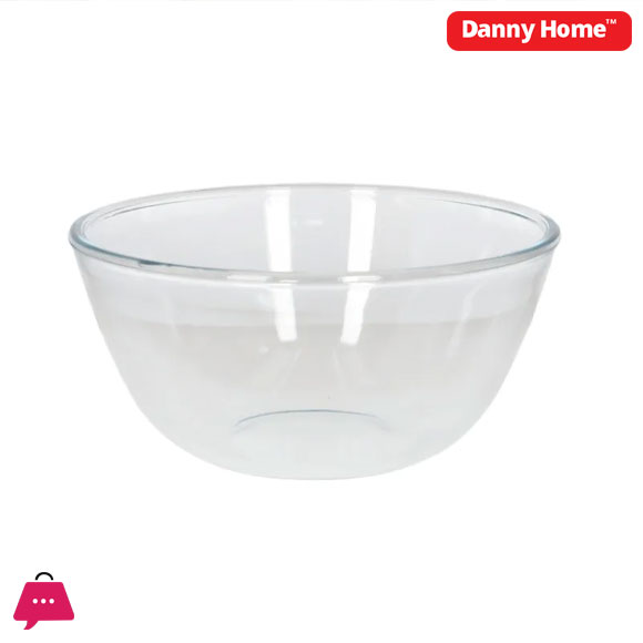 Danny Home Borosilicate Microwaveable Glass Salad Bowl Mixing Bowl - 4400ml
