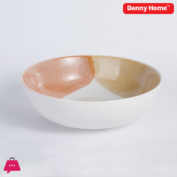 Danny Home Ceramic Hand Painted Bowl 8 Inch