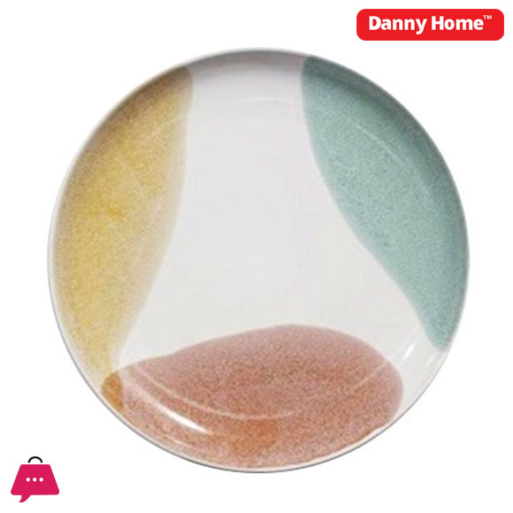 Danny Home Ceramic Hand Painted Dinner Plate 10.5 Inch