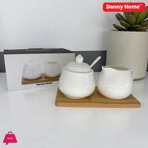 Danny Home Ceramic Milk Pot & Sugar Pot