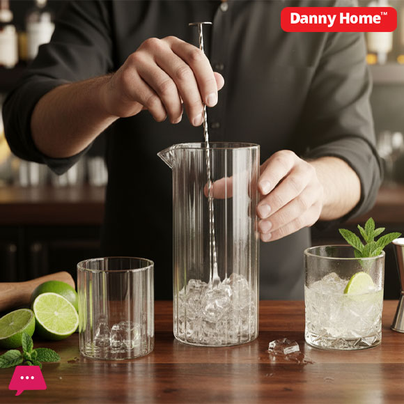 Danny Home Cocktail Shaker Mixology Set 4pcs (for mixing drinks)