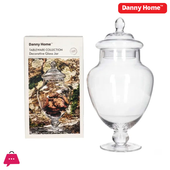 Danny Home Glass Cookie Jar 15.8cm