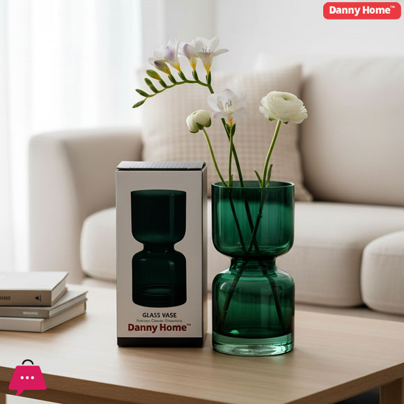 Danny Home Glass Plant Vase 14cm