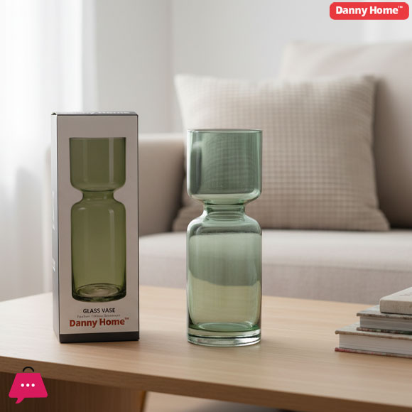 Danny Home Glass Plant Vase 20.2cm