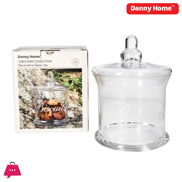 Danny Home Glass Sweets Jar 19cm