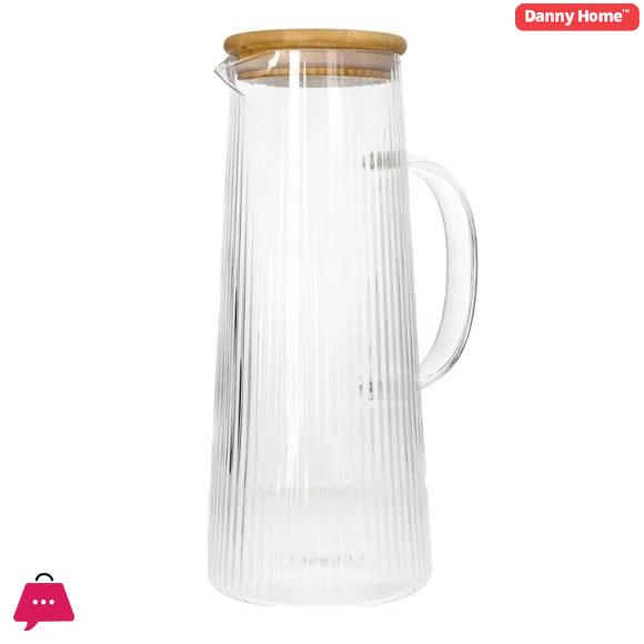 Danny Home Glass Water Pitcher - 1200ml