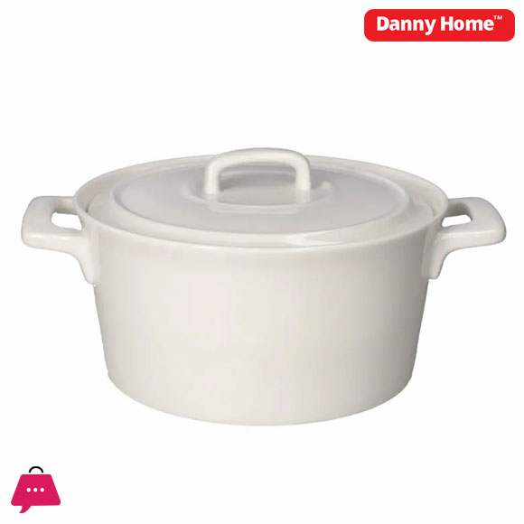 Danny Home Porcelain Casserole Pot 1.2Liter