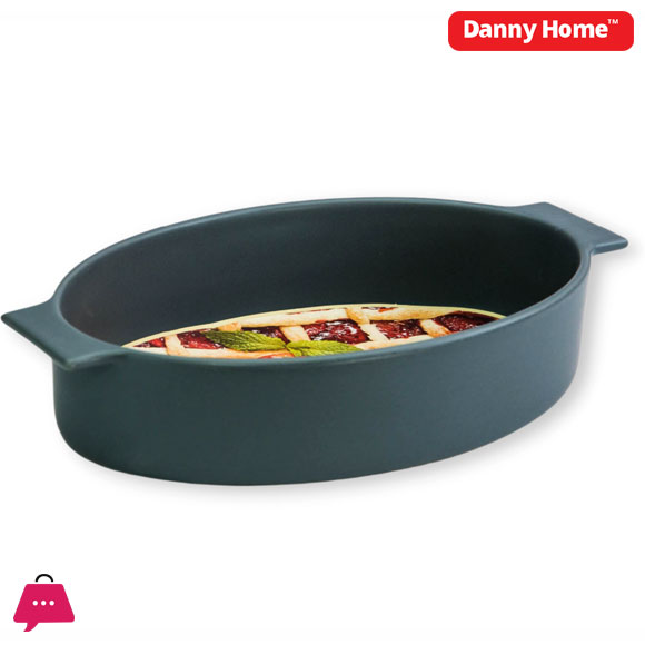 Danny Home Porcelain Oven Safe Baking Dish - 11.5inch (28.5cm)