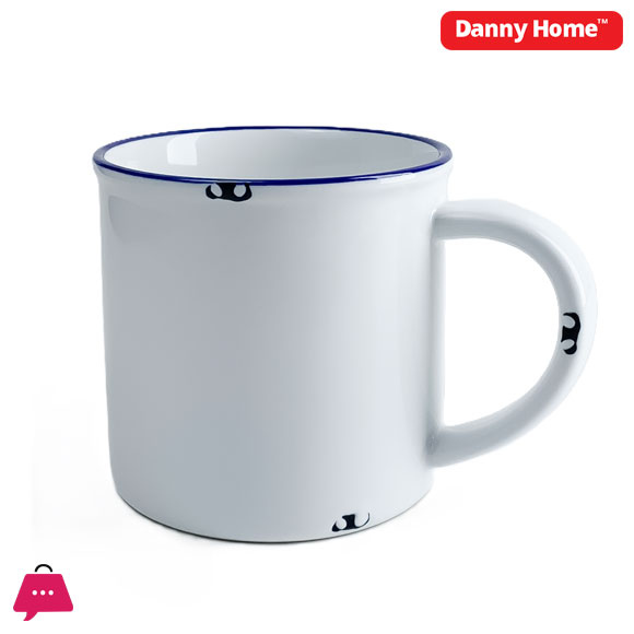 Danny Home Vintage Style Ceramic Mug - 430ml